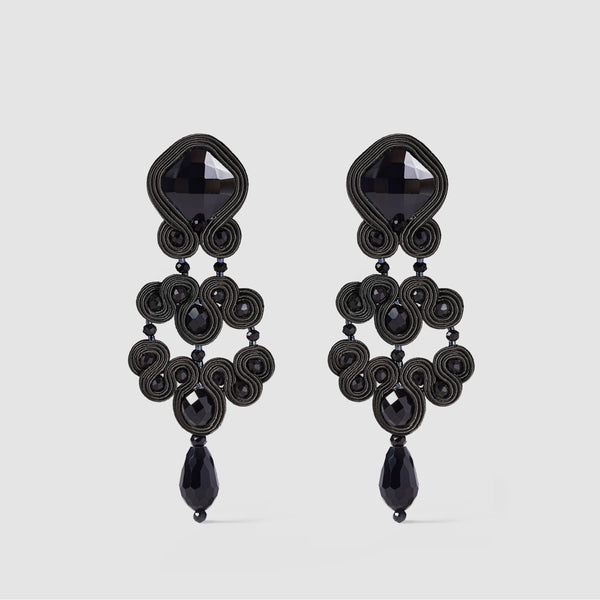 Pendientes Black is Back XL